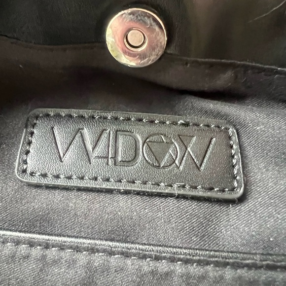 Dolls Kill Widow Faux Fur Bag Black Long Hair Furry Vegan Mongolian Lamb NWOT - Picture 12 of 13